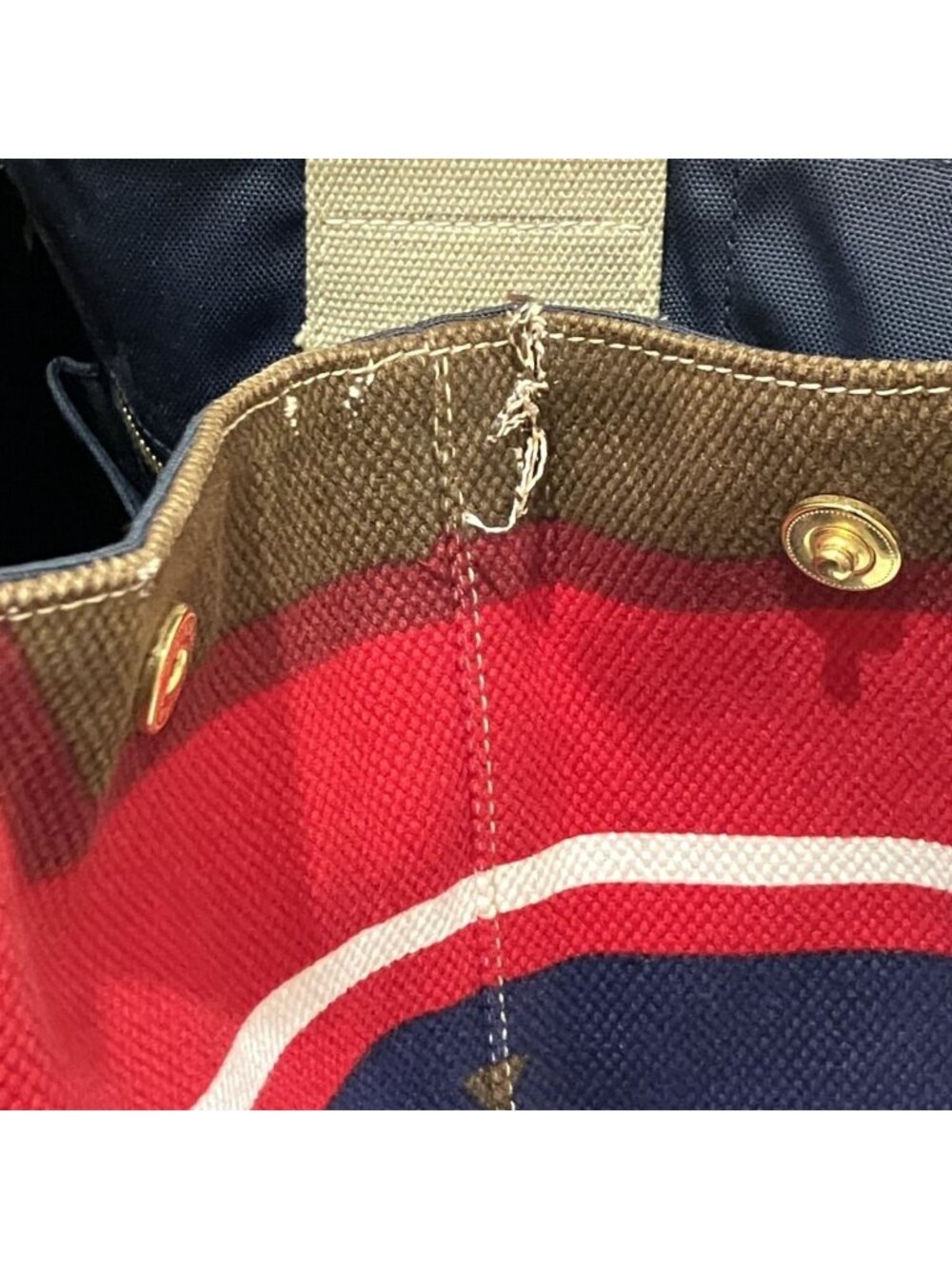 Prada Canapa Tote Canvas - Picture 7 of 9